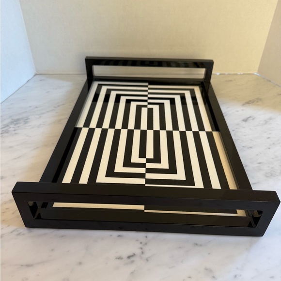 Jonathan Adler Op Art Lacquer Tray - Picture 3 of 5